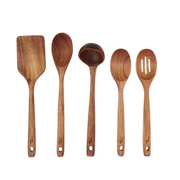 Our Table Other - Our Table™ 5-Piece Wood Mixed Utensil Set in Natural